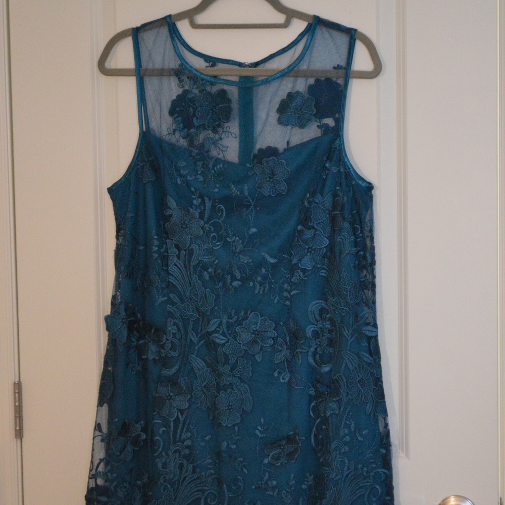 Decode 1.8 Teal Lace Dress NWT 14: WEDDING GUEST, FORMAL, PROM, BRIDESMAID